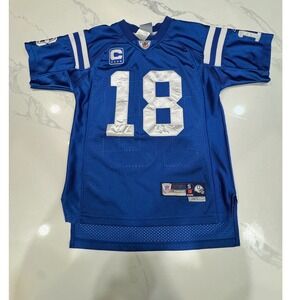 Reebok Jersey Peyton Manning Colts Youth Large 10-12 Blue Boys